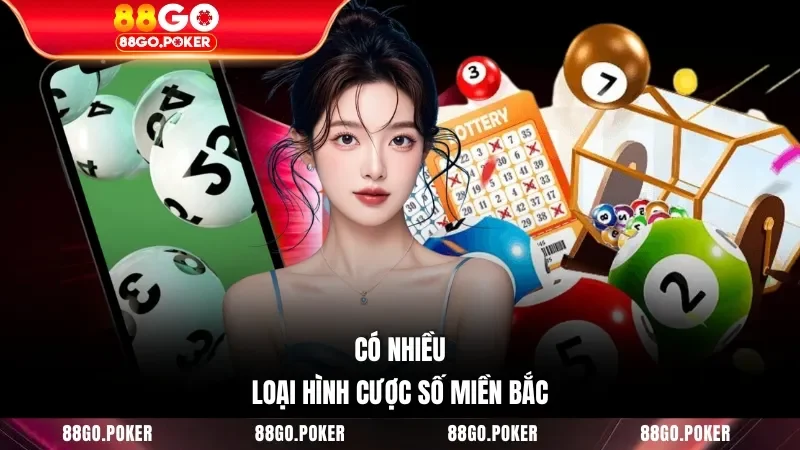 Có nhiều loại hình cược số miền Bắc